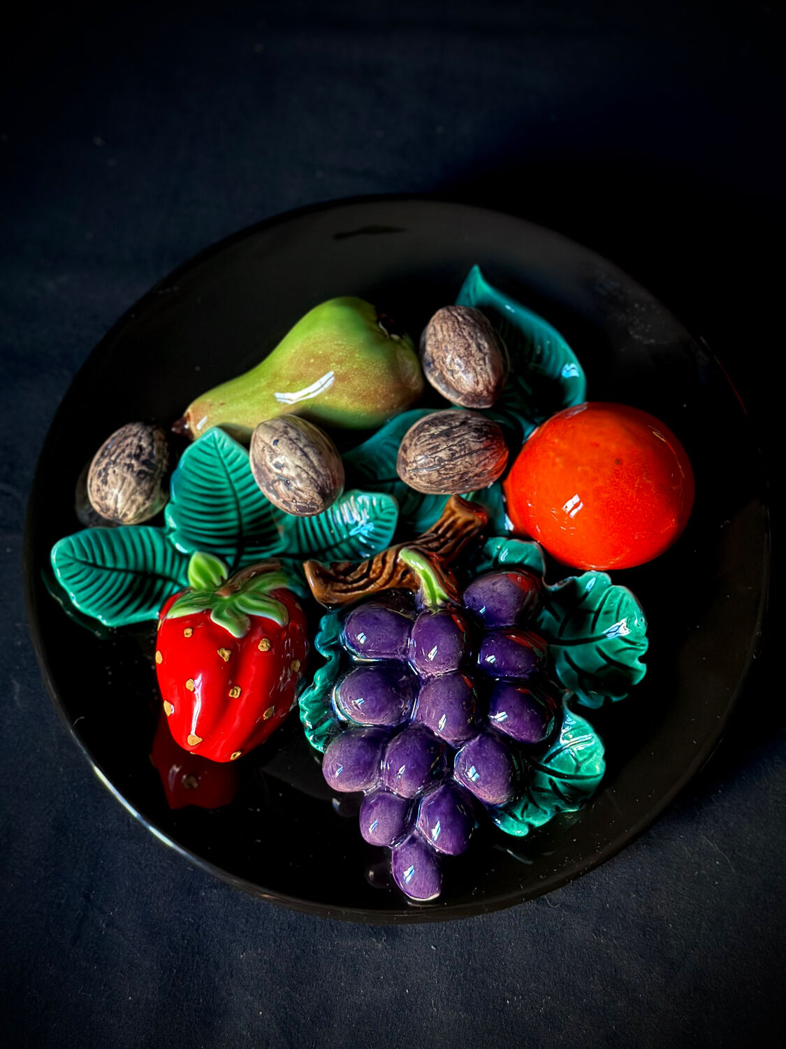 Vallauris barbotine plate Albert Ferlay