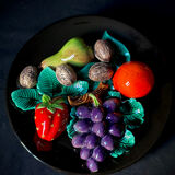 Vallauris barbotine plate Albert Ferlay