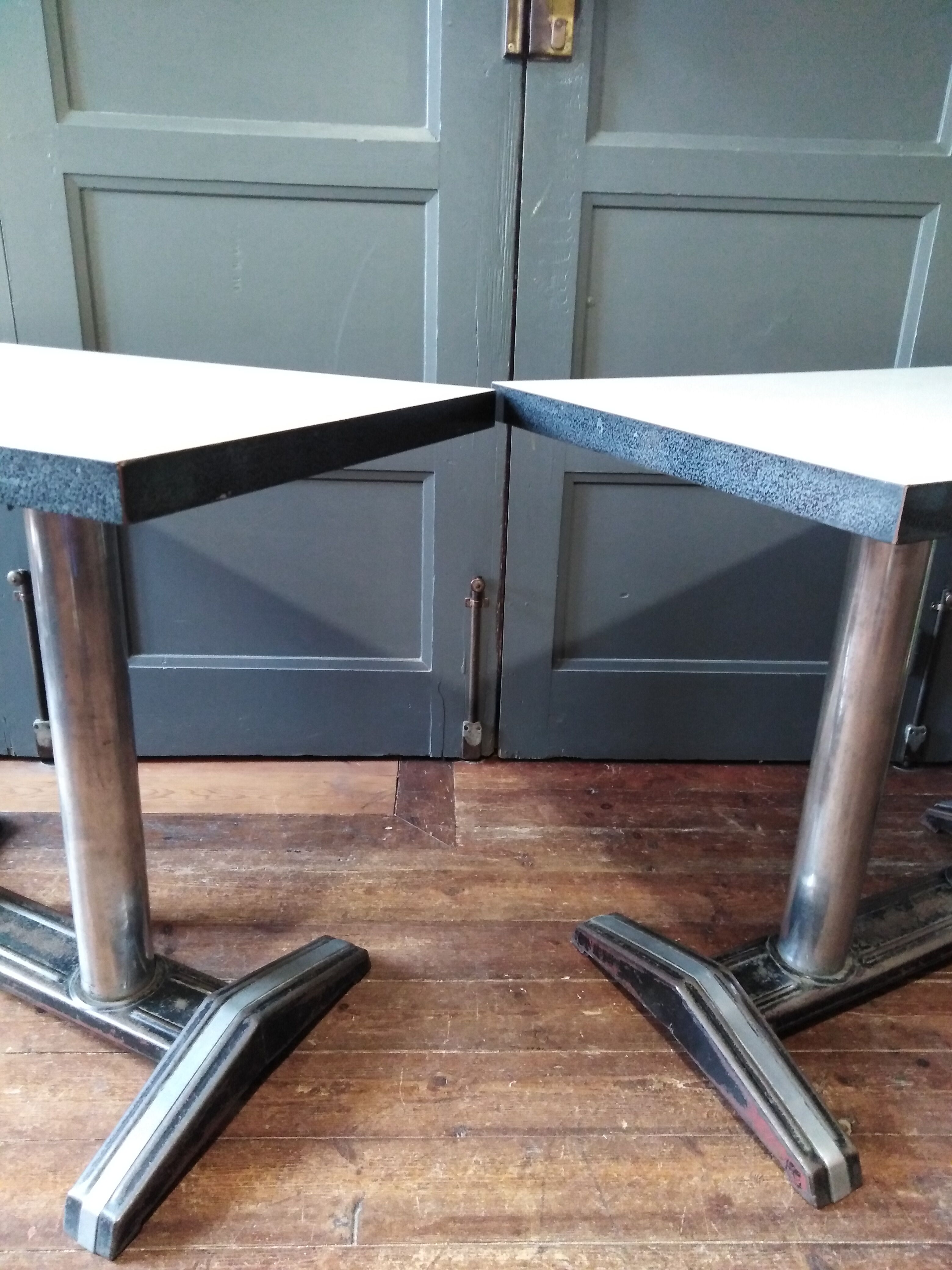 Two bistro tables 1960
