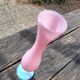 Pink opaline vase