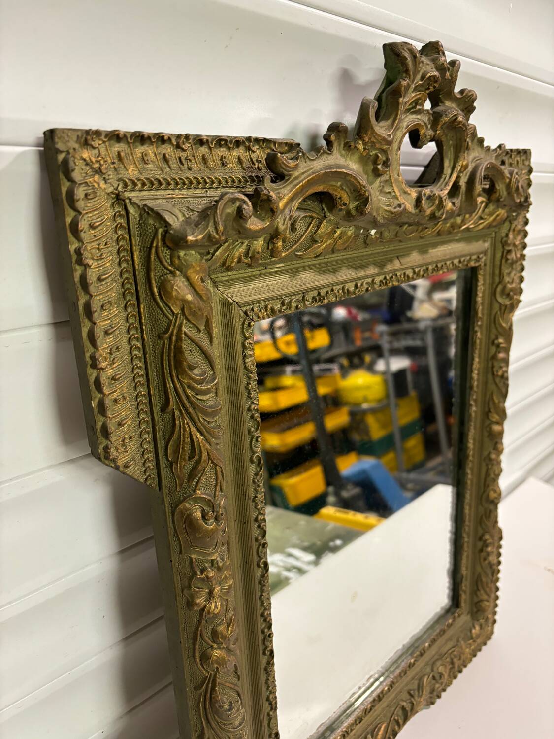 Small old mirror
