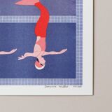 Le Ballet, risographie A4, édition limitée signée