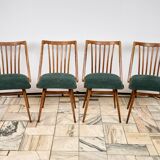 Set of Four Oak Chairs by Antonín Šuman, 1960s, Czechoslovakia