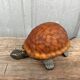 Lampe tortue bronze et pâte de verre