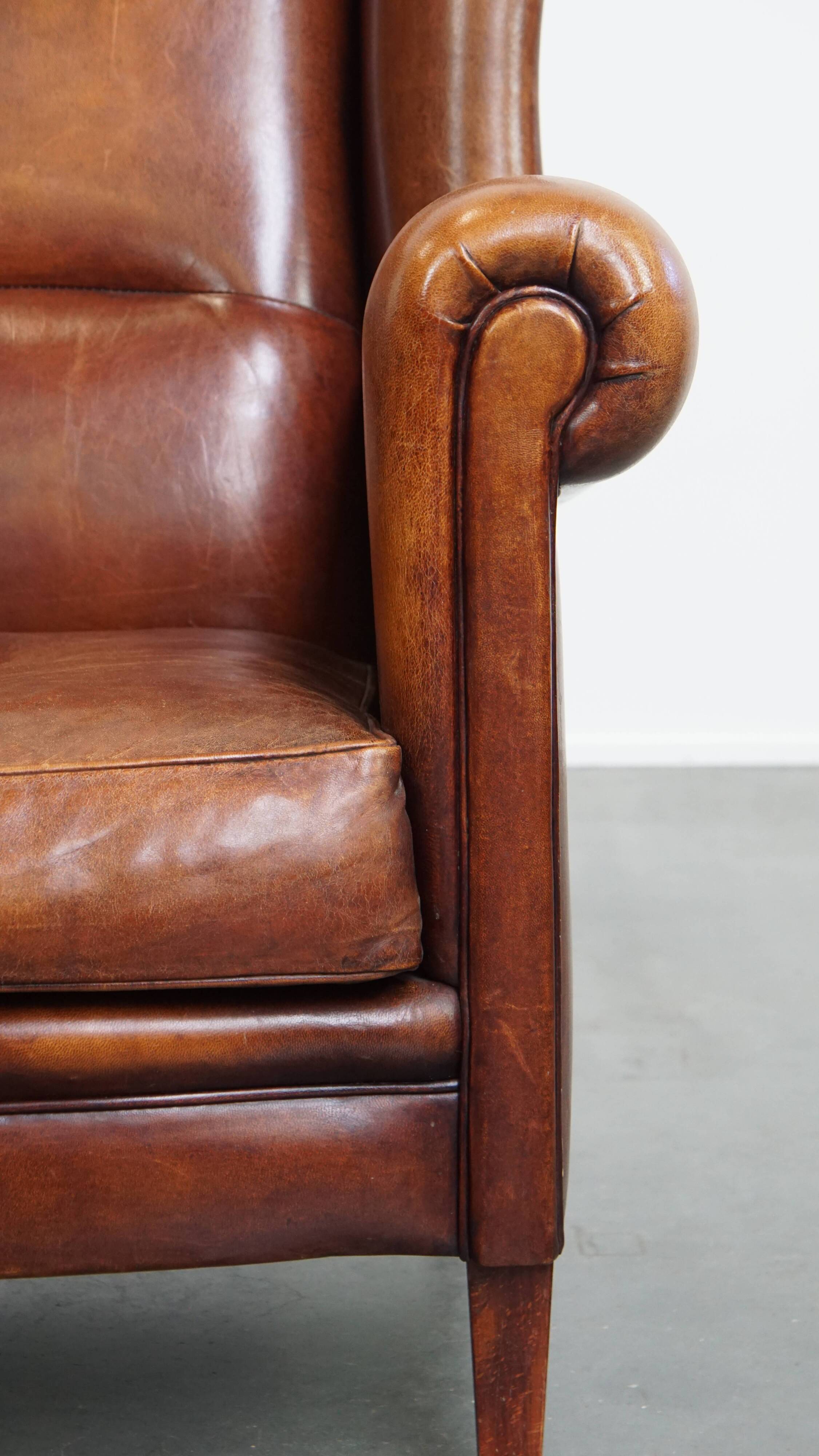 Sheepskin Wingback Chair