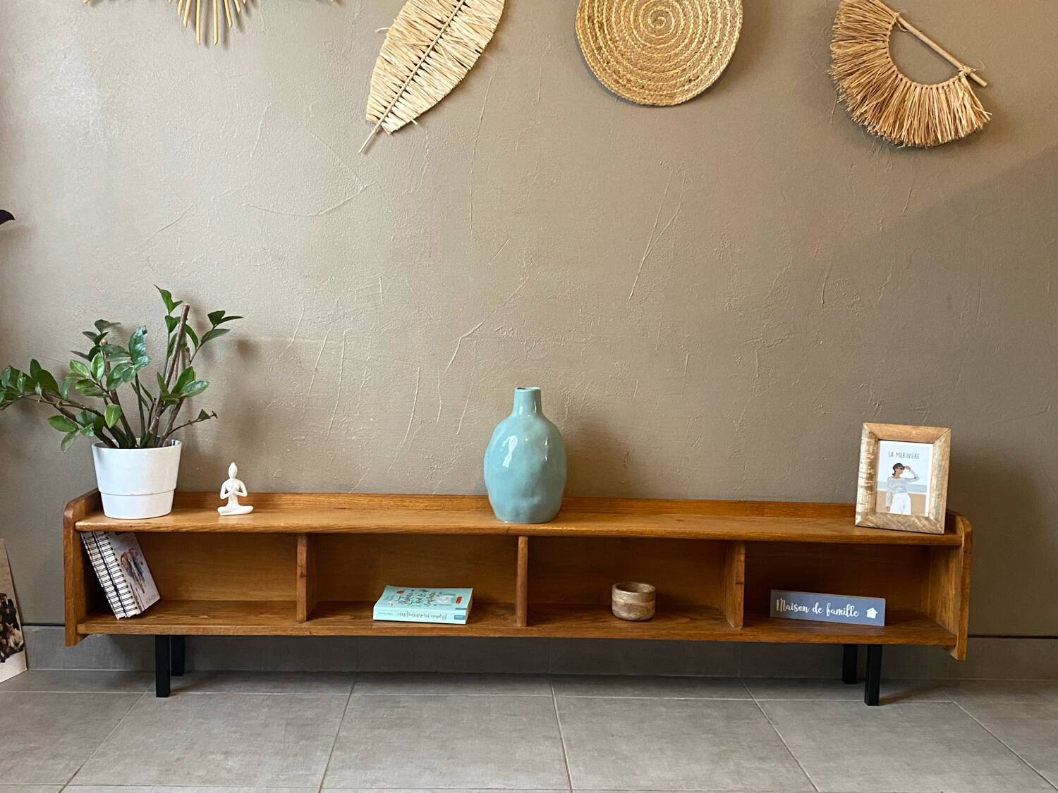 Vintage wooden sideboard (shallow)