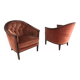 Set of 2 "Fabiola" velvet armchairs, Bröderna Andersson, Sweden, 1960