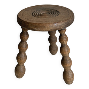 tabouret tripode ancien