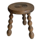 Antique wooden tripod stool