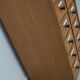 German Oak Apothecary Cabinet with Enamel Shields, 1940s