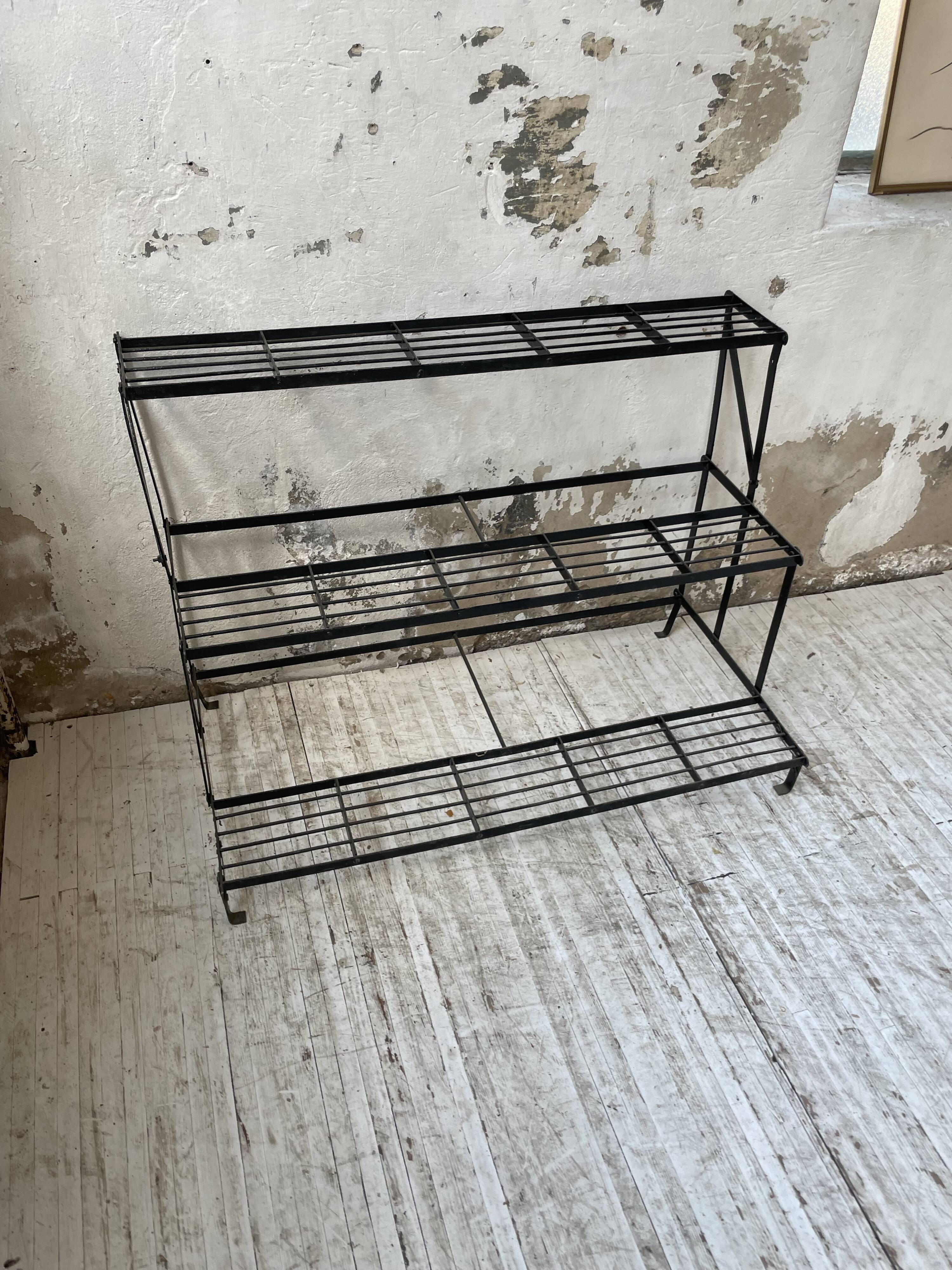 Plant holder florist metal staircase