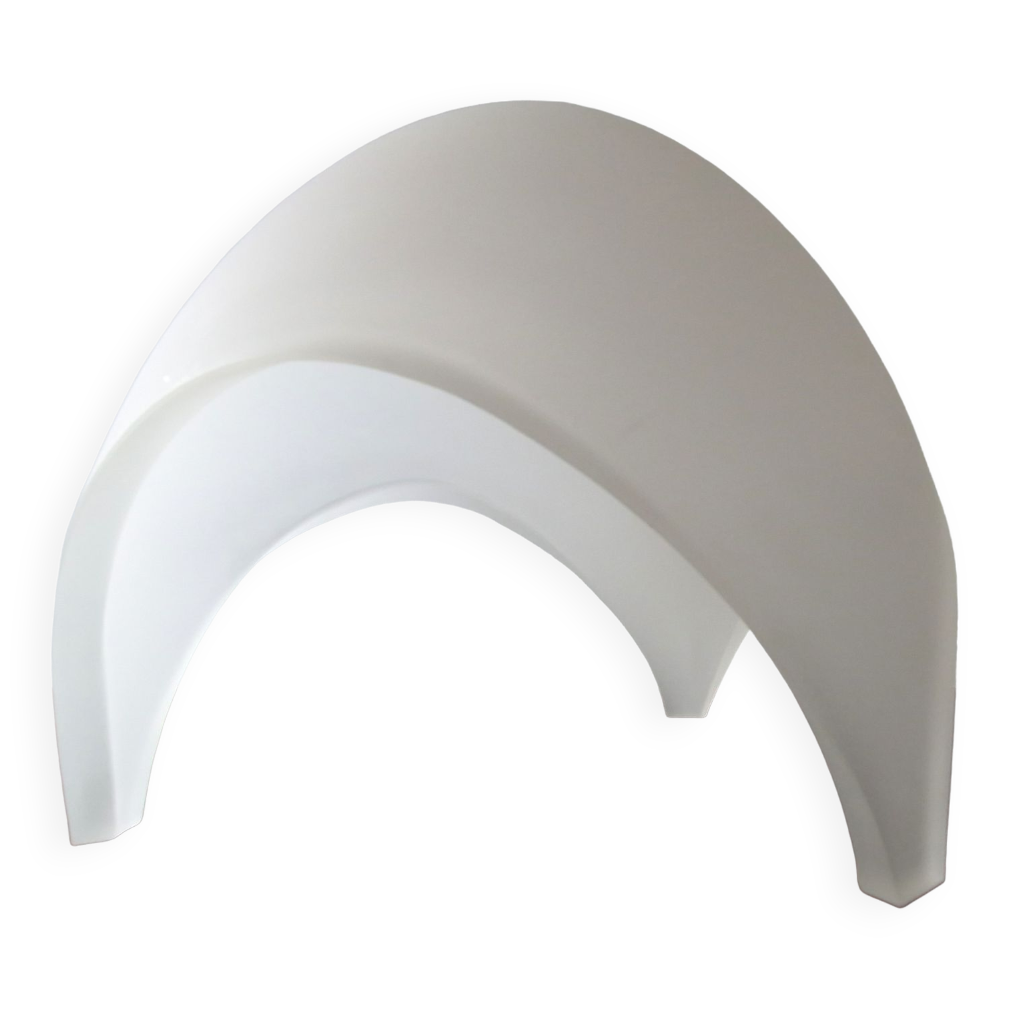 Frosted glass 'Coque' table lamp for Martinelli Luce, Italy 1970's