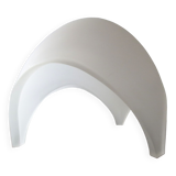 Frosted glass 'Coque' table lamp for Martinelli Luce, Italy 1970's