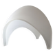 Frosted glass 'Coque' table lamp for Martinelli Luce, Italy 1970's