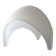 Frosted glass 'Coque' table lamp for Martinelli Luce, Italy 1970's