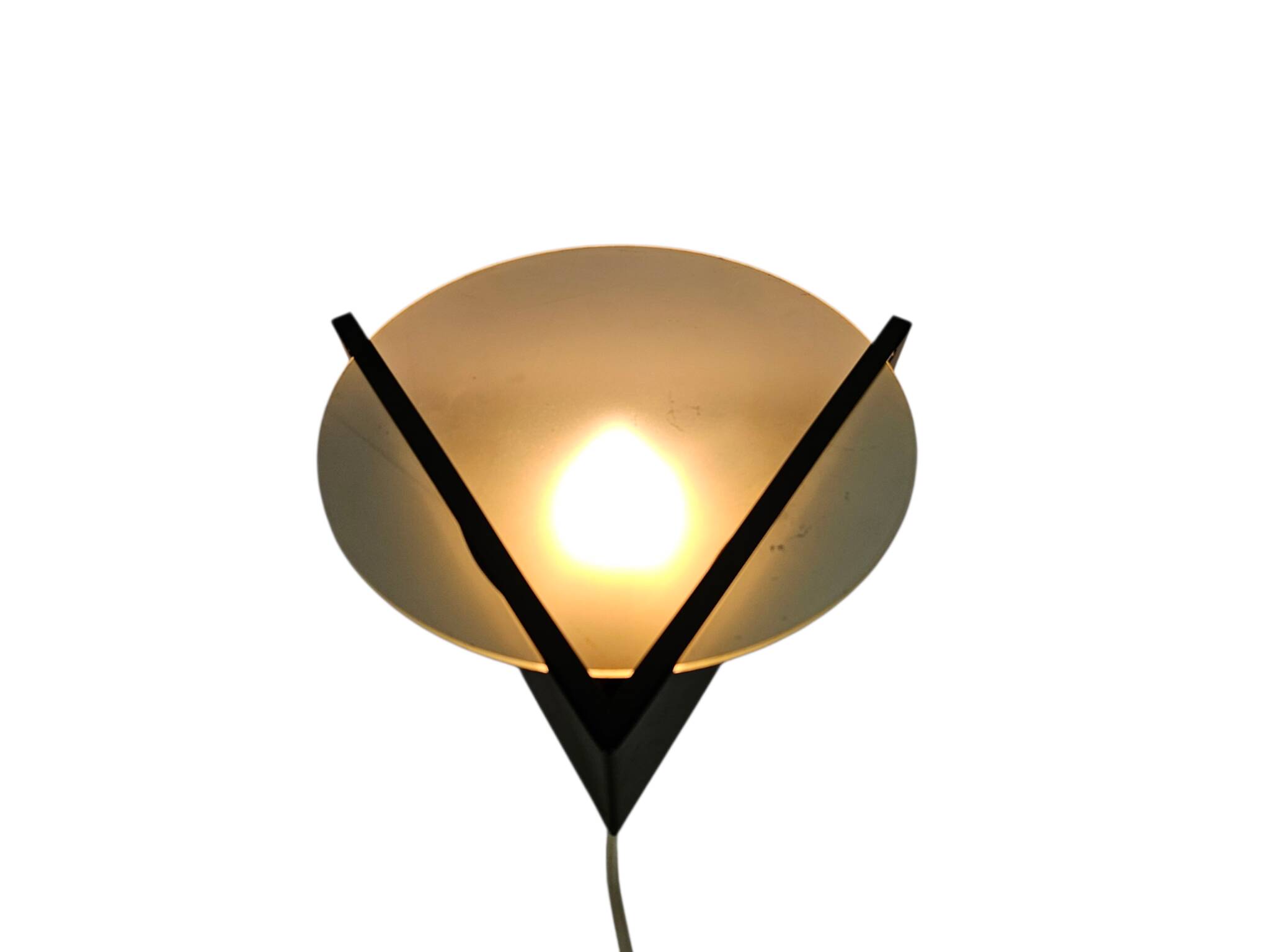 Lacri design - Space Age - wall lamp - glass - metal - post modern - 80's