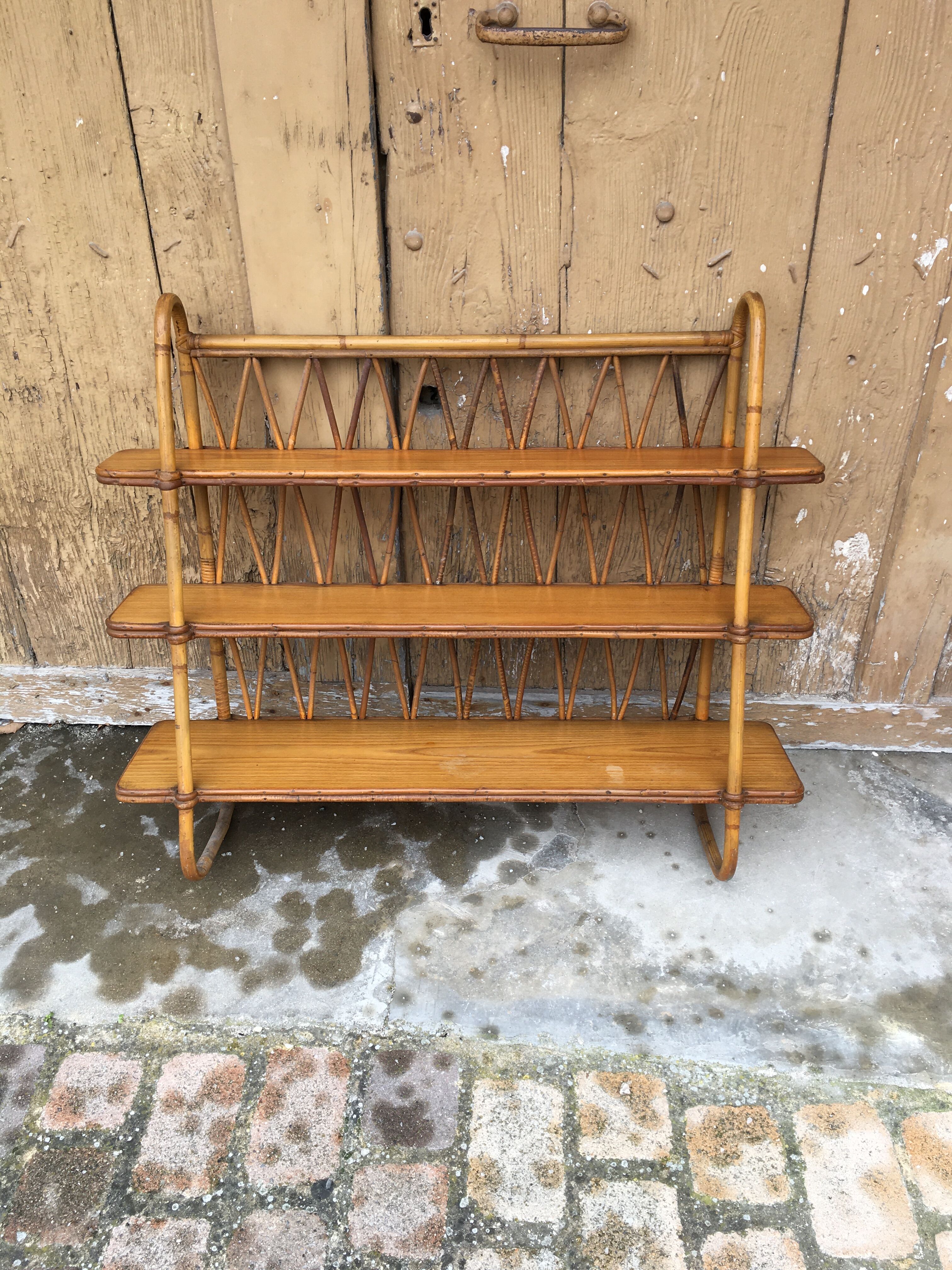 Decorazur rattan shelf