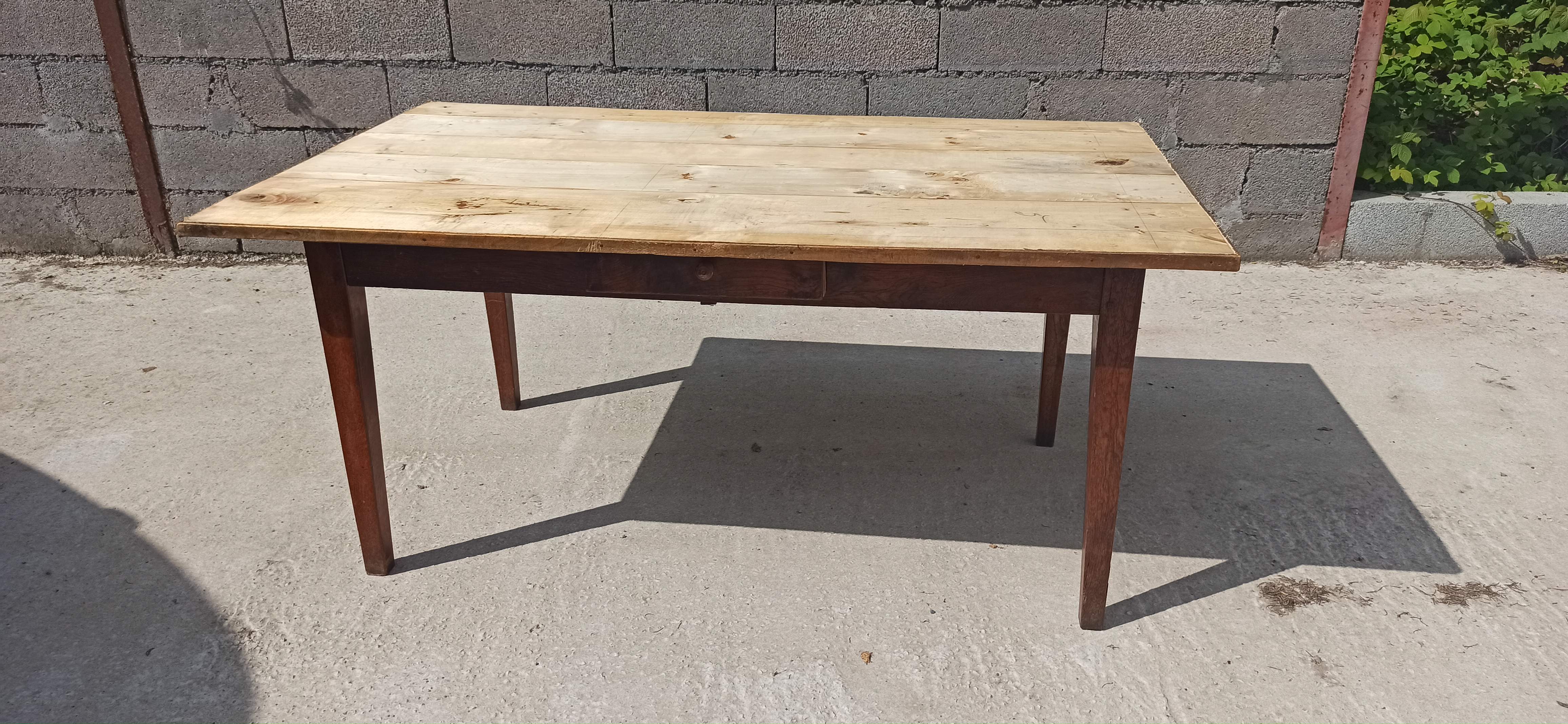 Large farmhouse table beautiful depth