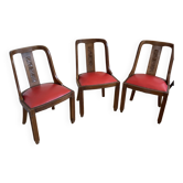 Art deco gondola chairs
