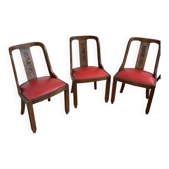 Art deco gondola chairs