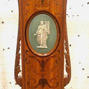 Louis XVI style bedroom chair in 19th century veneer wood