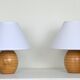 Paire de lampes de chevet