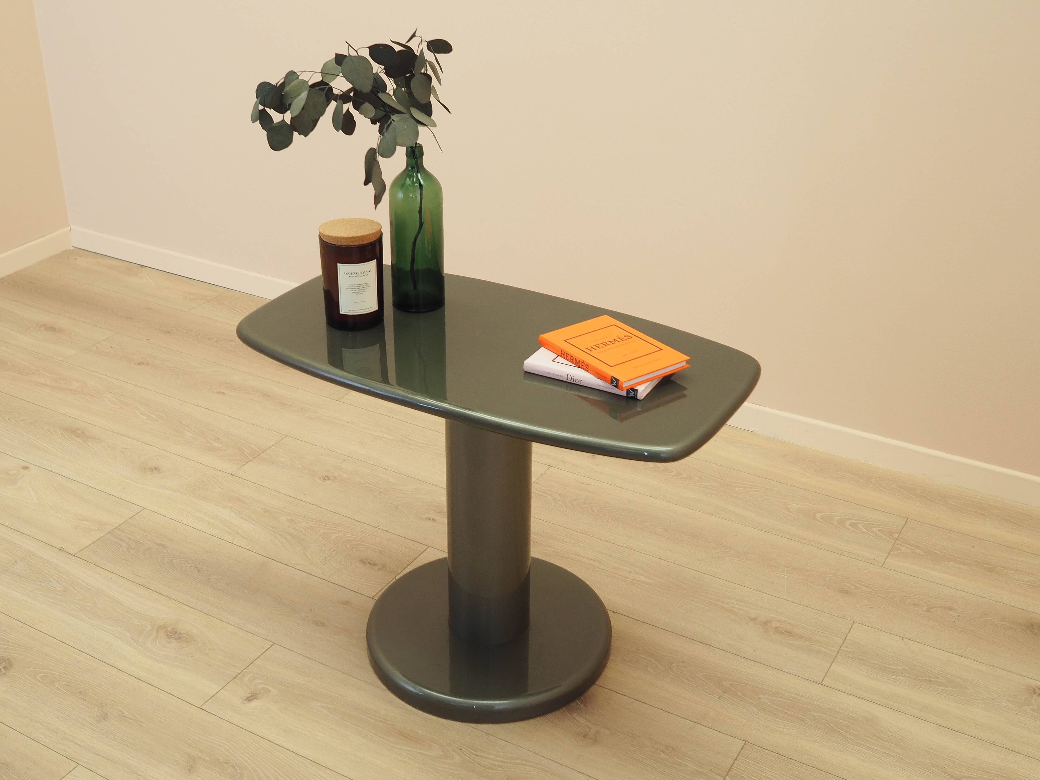 Grey coffee table, Italian design, 1970s, made in Italy