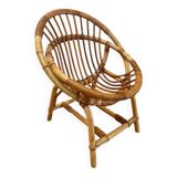 Rattan children's armchair 1970
