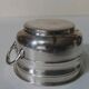 Silver-plated metal cup with diamond stamp "SIS" - 20th century