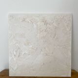 Beige textured abstract painting