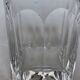 Chiseled crystal carafe