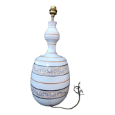 Pied de lampe émaux