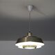 Danish vintage metal pendant lamp 1960