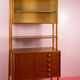 Vintage Mid Century wandkast door 'Jirak' voor 'Tatra'