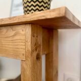 Solid wood console