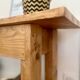 Console en bois massif
