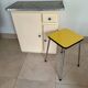 Small 50s kitchen sideboard, vintage kitchen furniture.