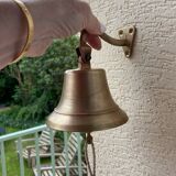 Vintage Solid Brass Wall Bell