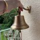 Vintage Solid Brass Wall Bell