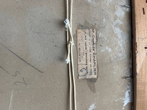 Raimont lecourt tableau ancien huile sur panneau