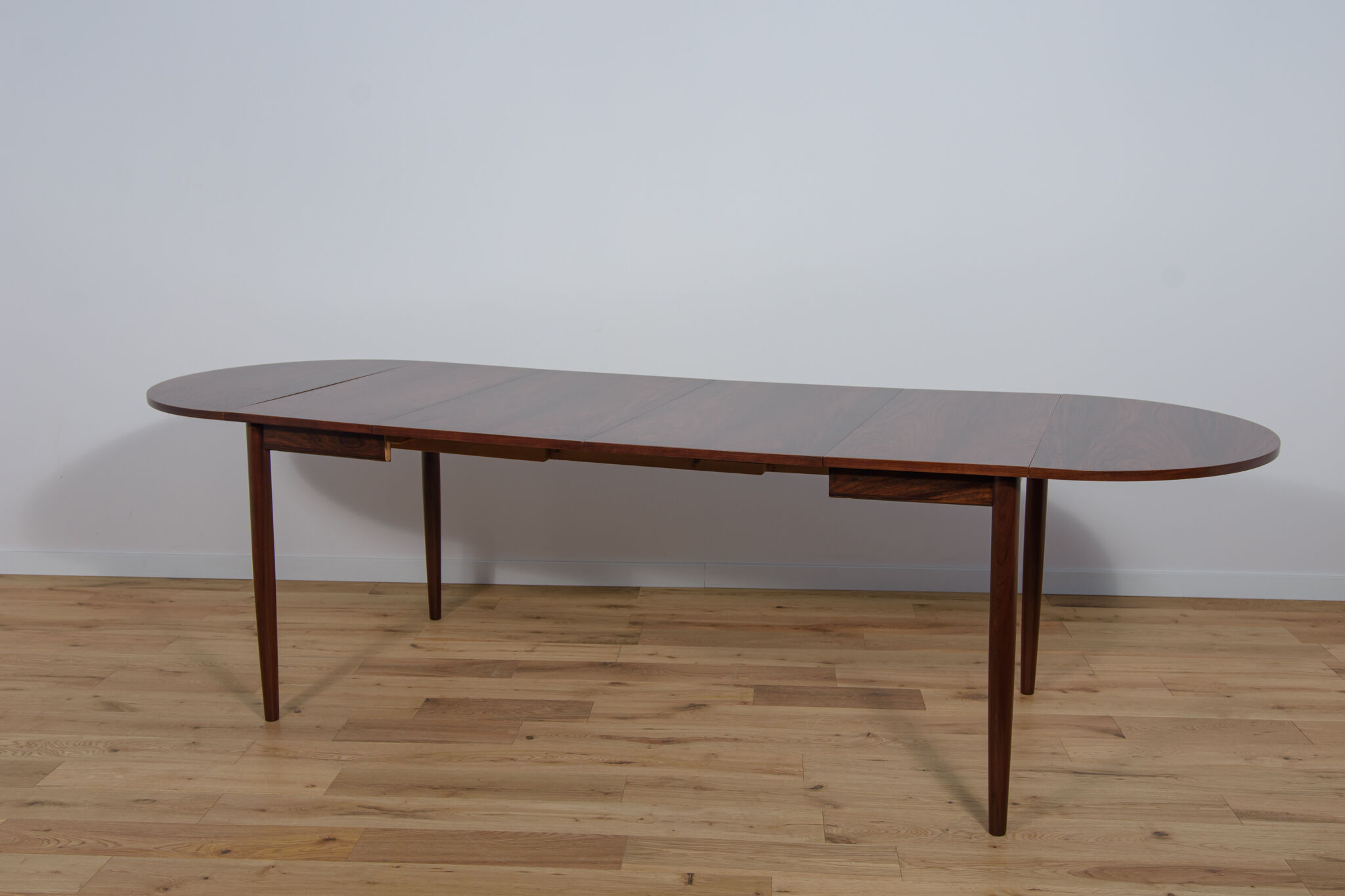 Table à manger danoise extensible en palissandre du milieu du siècle, années 1960