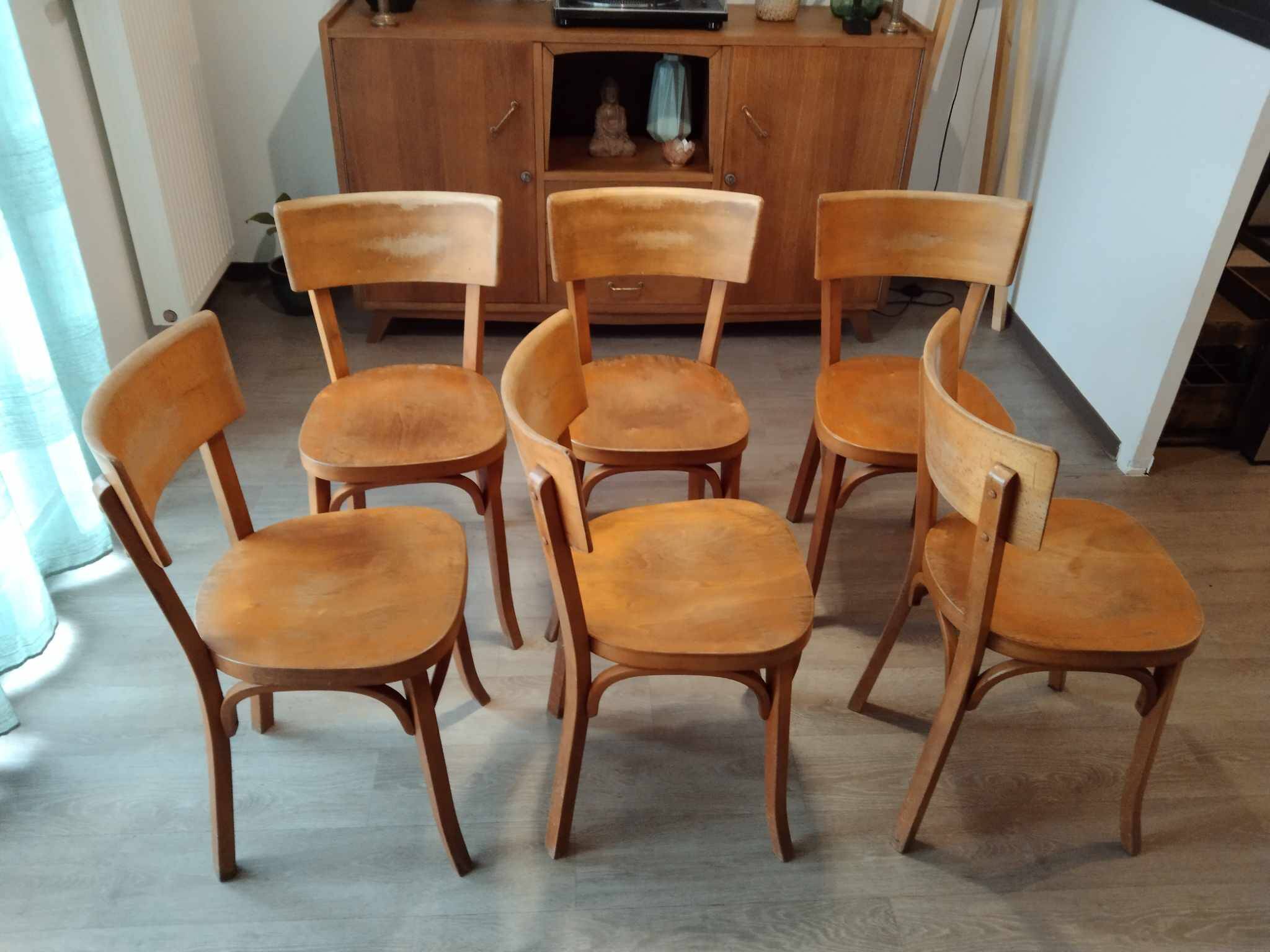 6 Baumann bistro chairs