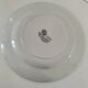 Round antique plate by Johnson Brothers in the Blue Lotus pattern.