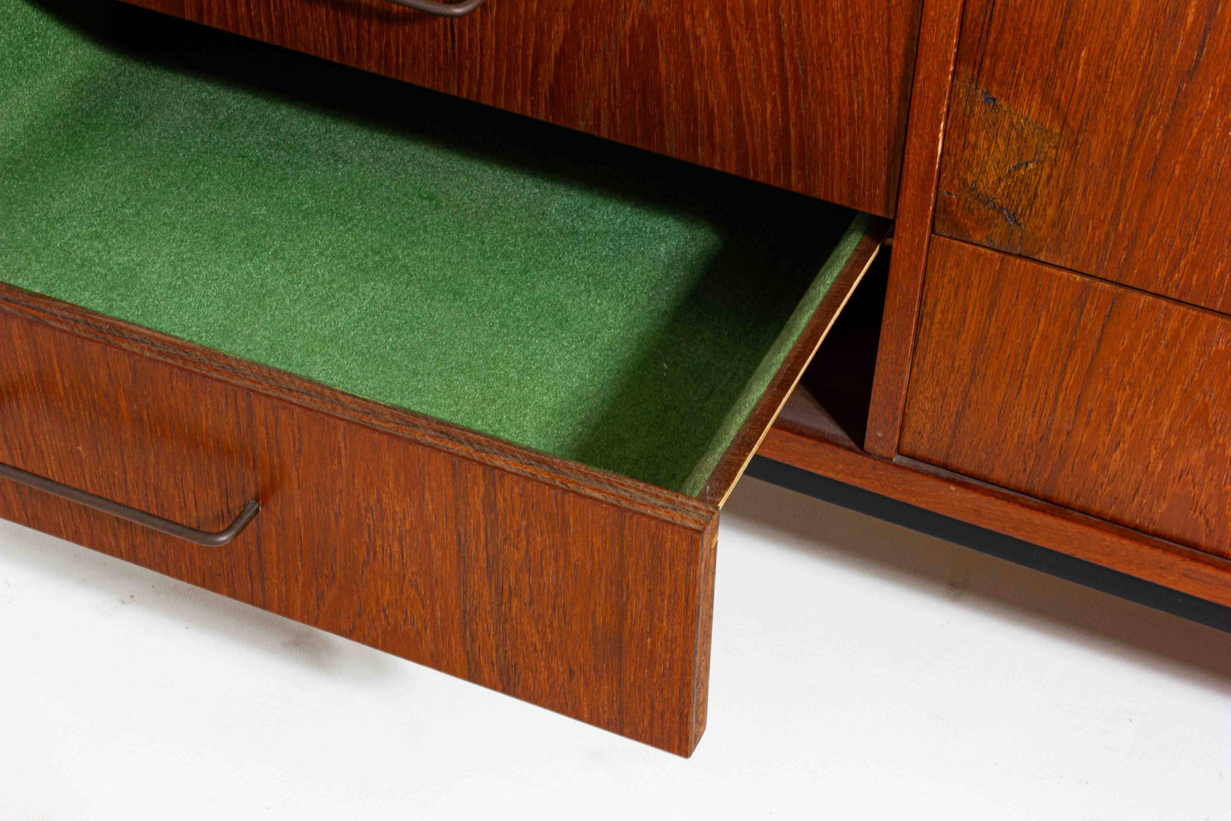 Sideboard in teak by C. Wulput, Belgium 1960s
