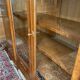 Showcase library in Neoclassical style, 1930, walnut burl and bronze.