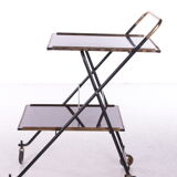 Vintage french serving trolley or drink cart, 1960