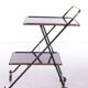 Vintage french serving trolley or drink cart, 1960
