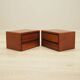 Set of two wall cabinets, Danish design, 1970s, production: Denmark