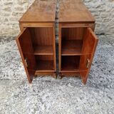 Enfilade vitrée en acajou, 1950