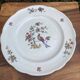 Flat plates with scalloped edges Sarreguemines bohemian chic